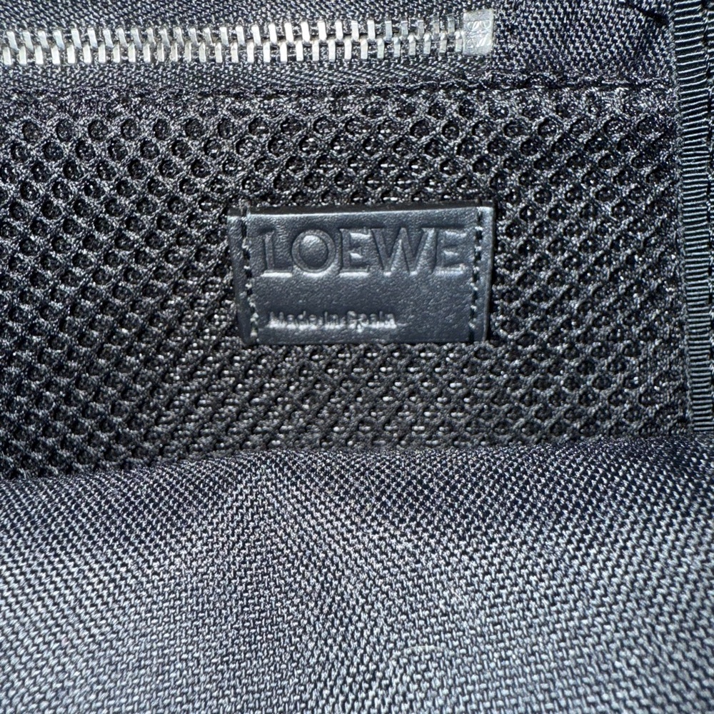 LOEWE AUTHENTIC ANAGRAM SLIM BLACK CALFSKIN LEATHER BACKPACK. EUC. - Picture 6 of 11